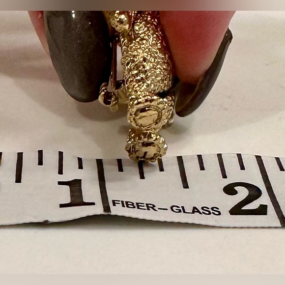 Batya 1996 Articulated Gold-Toned Angel Bear Pendant/Brooch, Enamel Heart - EUC - Picture 16 of 17